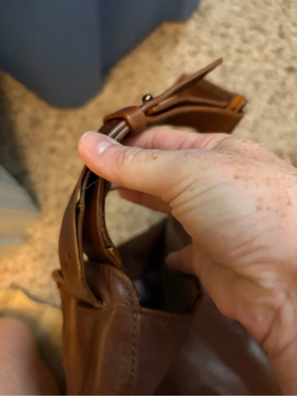KOOBA large brown leather hobo shoulder bag‎